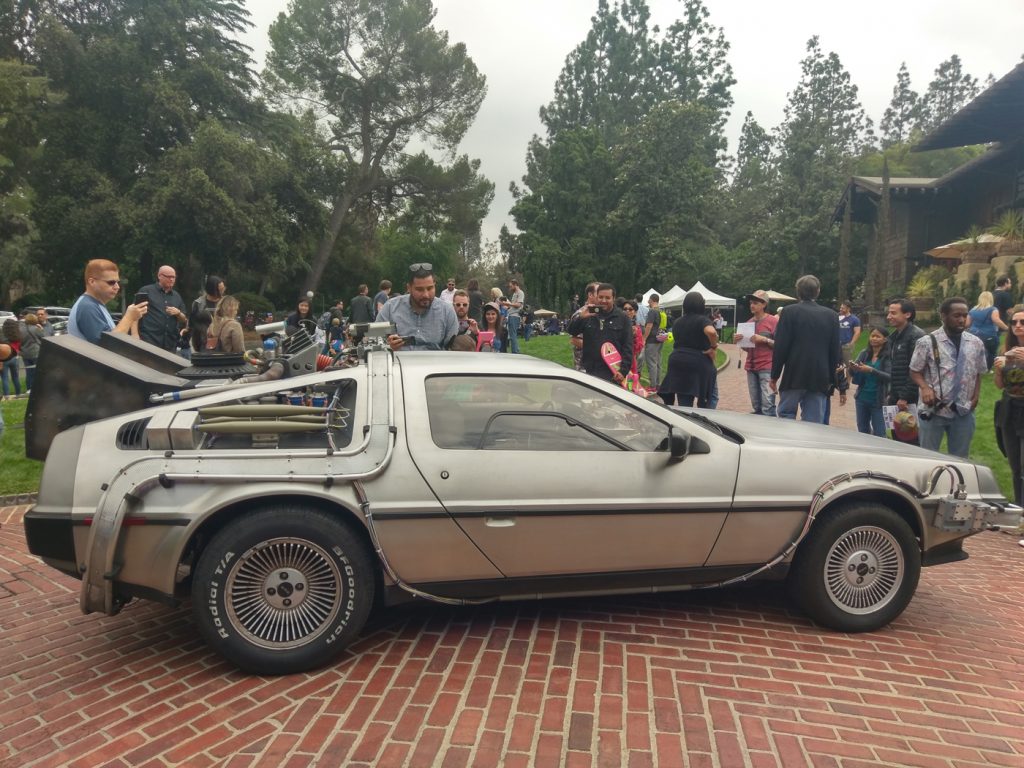 DeLorean at Gamble House